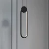 Lampade A Sospensione-Selezionato da Mazzolaluce Lampada a sospensione da comodino camera da letto nera led 3000k