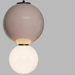 Lampade A Sospensione-Selezionato da Mazzolaluce Lampada a sospensione da cucina sfera porcellana led 3000k