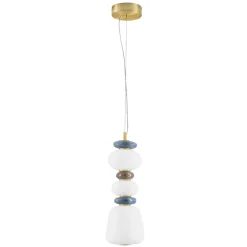 Lampade A Sospensione-Selezionato da Mazzolaluce Lampada a sospensione da cucina moderna in porcellana e vetro