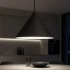 Lampade A Sospensione-Vivida International Lampada a sospensione design cono antracite vivida luminelle 30cm