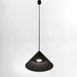 Lampade A Sospensione-Vivida International Lampada a sospensione design cono antracite vivida luminelle 30cm