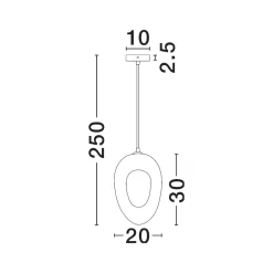 Lampade A Sospensione-Selezionato da Mazzolaluce Lampada a sospensione design japandi wabi sabi grigio antracite