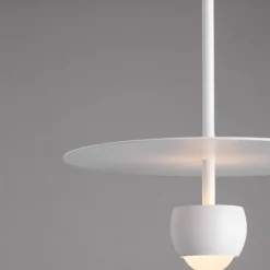 Lampade A Sospensione-Selezionato da Mazzolaluce Lampada a sospensione design moderna bianca led 3000k per isola penisola