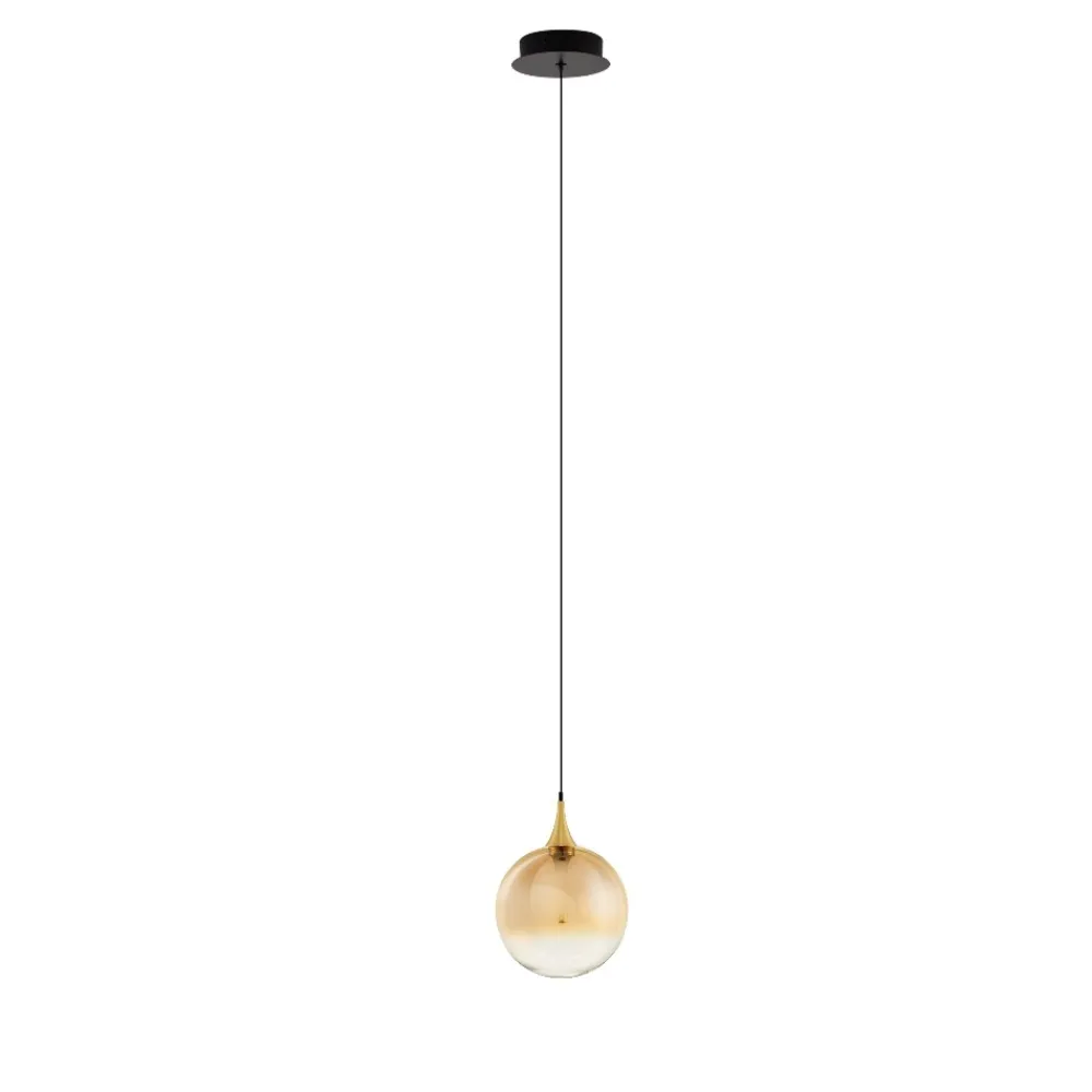 Lampade A Sospensione-Selezionato da Mazzolaluce Lampada a sospensione design sfera in vetro led 3000k