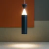 Lampade A Sospensione-Selezionato da Mazzolaluce Lampada a sospensione design antracite cilindro led 7w 3000k