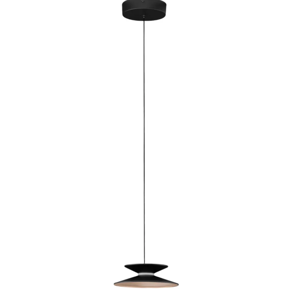 Lampade A Sospensione-Selezionato da Mazzolaluce Lampada a sospensione design moderna nero oro led 5w 3000k