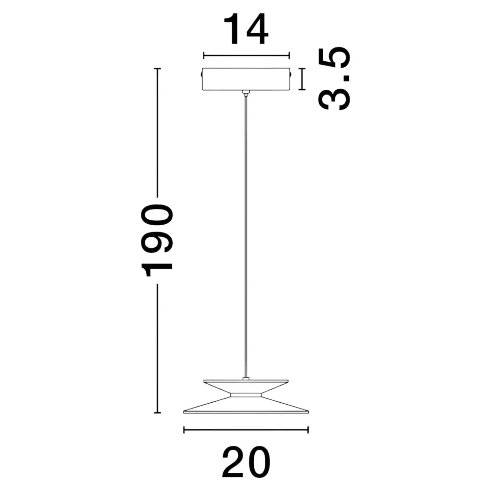 Lampade A Sospensione-Selezionato da Mazzolaluce Lampada a sospensione design moderna nero oro led 5w 3000k