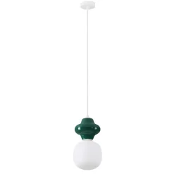 Lampade A Sospensione-Selezionato da Mazzolaluce Lampada a sospensione di ceramica verde design moderna
