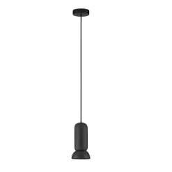 Lampade A Sospensione-Selezionato da Mazzolaluce Lampada a sospensione di ceramica nera design moderna