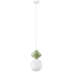 Lampade A Sospensione-Selezionato da Mazzolaluce Lampada a sospensione di ceramica verde pastello moderna