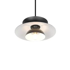 Lampade A Sospensione-Selezionato da Mazzolaluce Lampada a sospensione di metallo design nera per isola penisola
