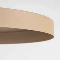 Lampade A Sospensione-Selezionato da Mazzolaluce Lampada a sospensione disco 30 cm di metallo sabbia mattone
