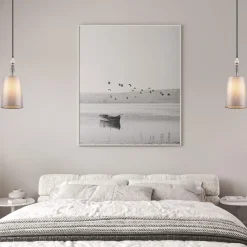 Lampade A Sospensione-Selezionato da Mazzolaluce Lampada a sospensione di tessuto ceramica per camera da letto
