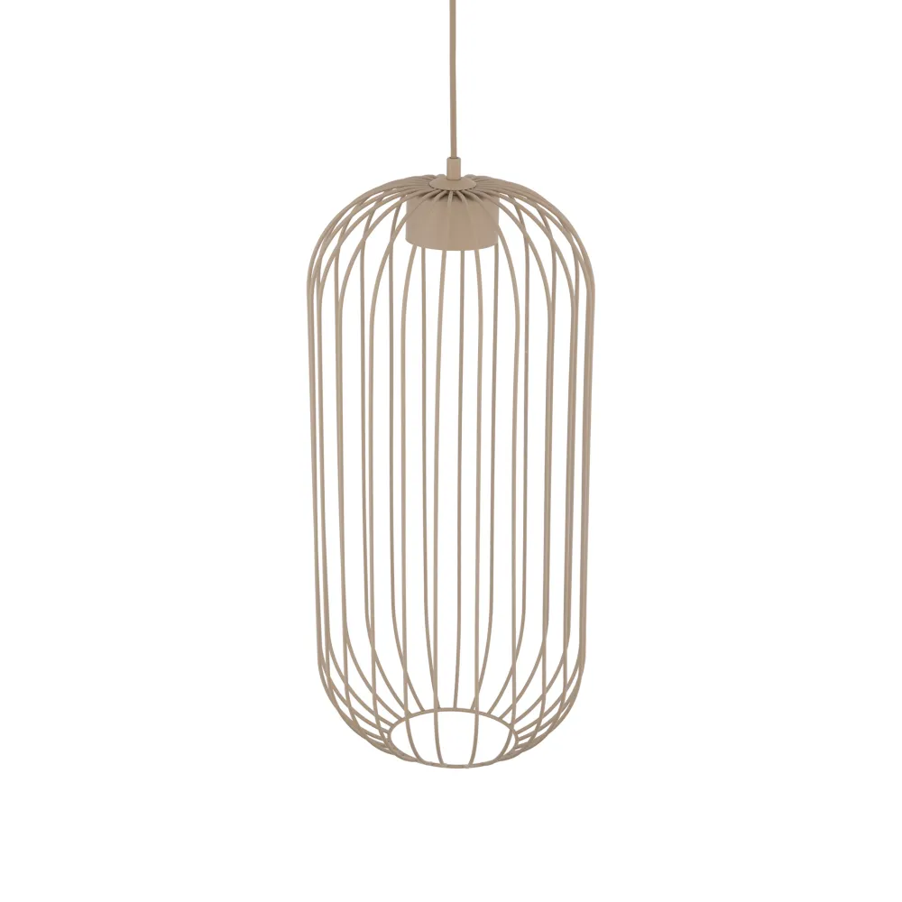 Lampade A Sospensione-Selezionato da Mazzolaluce Lampada a sospensione gabbia di metallo sabbia design moderno