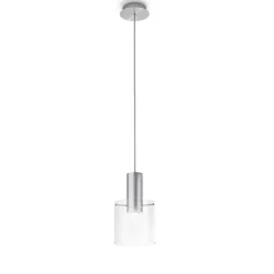 Lampade A Sospensione-Perenz Illuminazione Lampada a sospensione hugo cilindro vetro trasparente