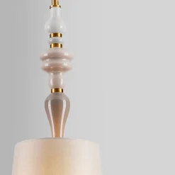 Lampade A Sospensione-Selezionato da Mazzolaluce Lampada a sospensione in ceramica con paralume per camera da letto