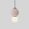Lampade A Sospensione-Selezionato da Mazzolaluce Lampada a sospensione in porcellana sfere vetro led 3000k