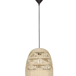 Lampade A Sospensione-Selezionato da Mazzolaluce Lampada a sospensione in rattan naturale 30 cm
