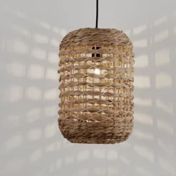 Lampade A Sospensione-Selezionato da Mazzolaluce Lampada a sospensione in rattan per soggiorno