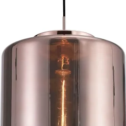 Lampade A Sospensione-Selezionato da Mazzolaluce Lampada a sospensione in vetro rame design moderna