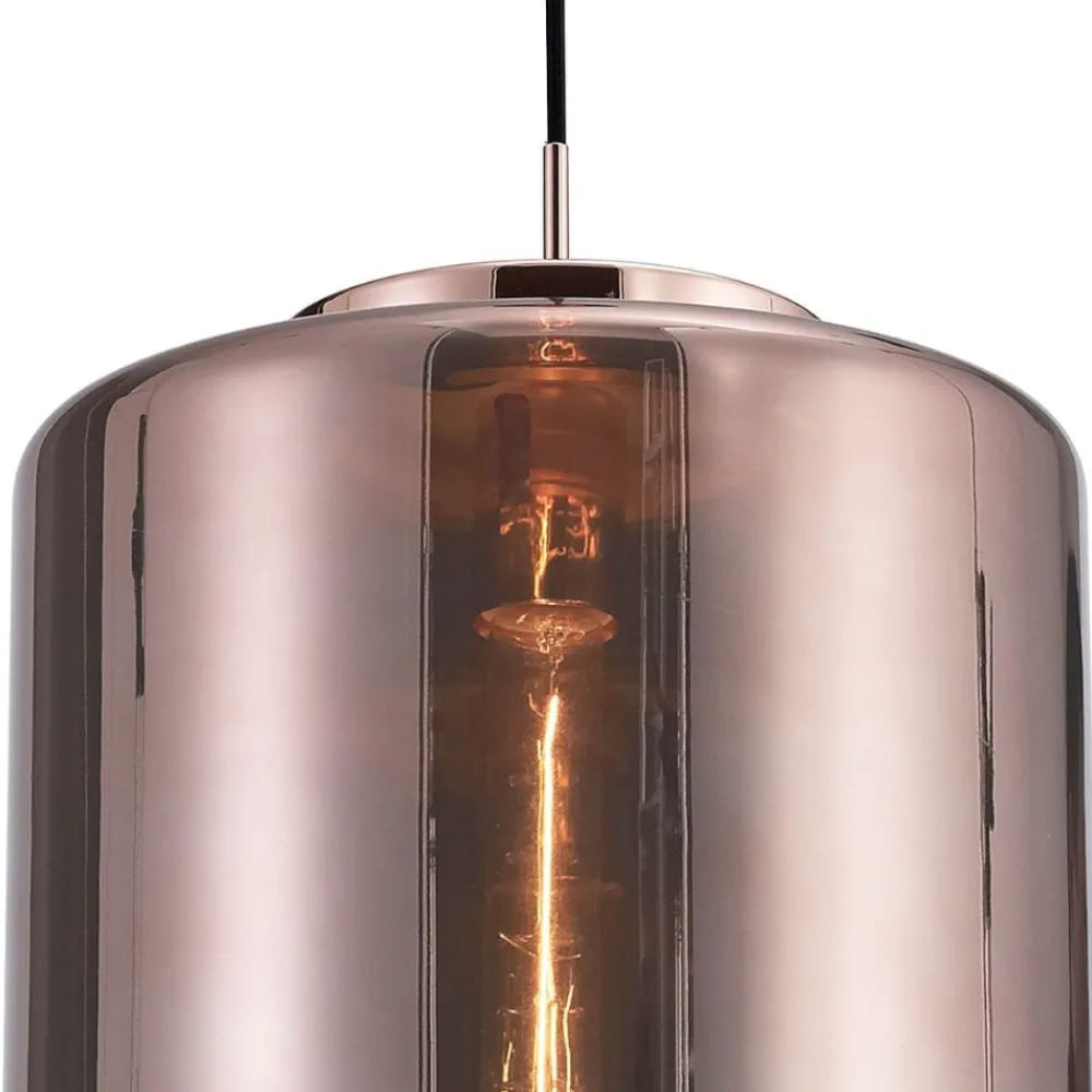 Lampade A Sospensione-Selezionato da Mazzolaluce Lampada a sospensione in vetro rame design moderna