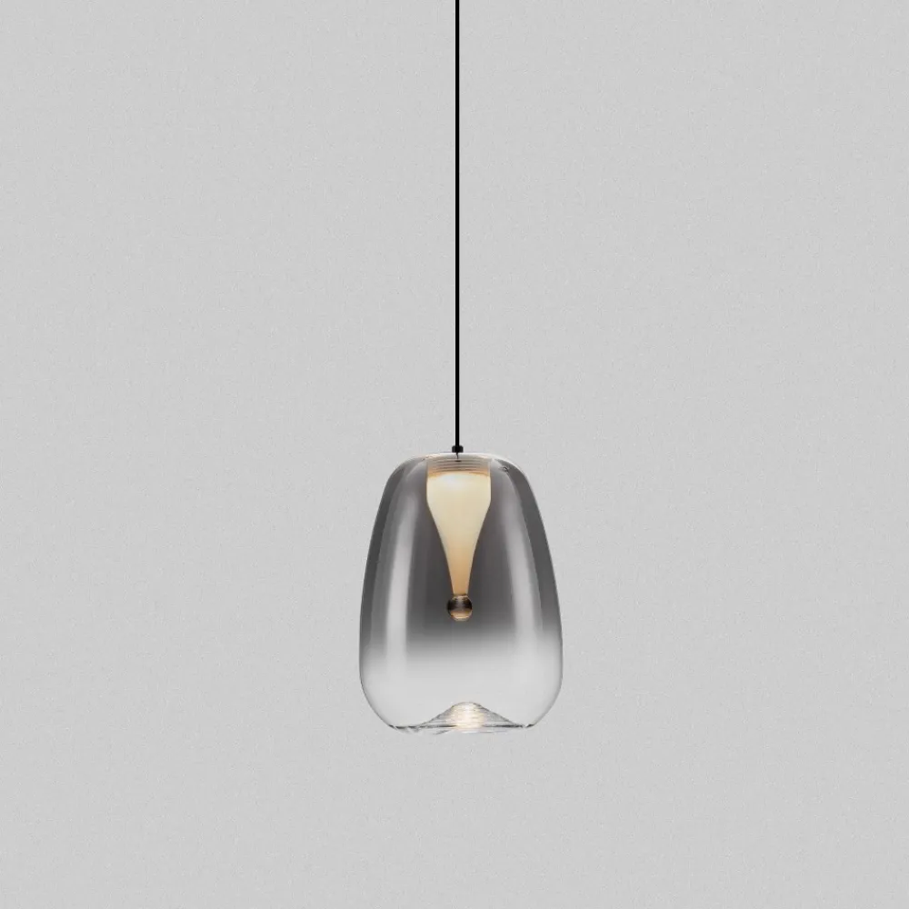 Lampade A Sospensione-Selezionato da Mazzolaluce Lampada a sospensione in vetro design moderno led 3w 3000k