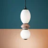 Lampade A Sospensione-Selezionato da Mazzolaluce Lampada a sospensione in vetro veramica led 3000k design moderna