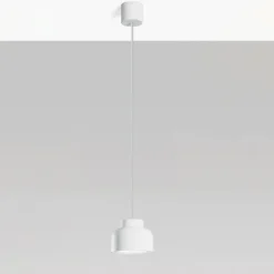 Lampade A Sospensione-Vivida International Lampada a sospensione isola moderna bottone bianco vivida