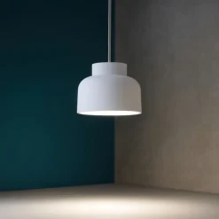 Lampade A Sospensione-Vivida International Lampada a sospensione isola moderna bottone bianco vivida