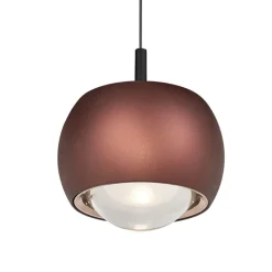 Lampade A Sospensione-Selezionato da Mazzolaluce Lampada a sospensione led caffe sfera moderna per isola