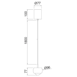 Lampade A Sospensione-Selezionato da Mazzolaluce Lampada a sospensione led caffe sfera moderna per isola