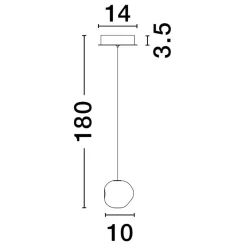 Lampade A Sospensione-Selezionato da Mazzolaluce Lampada a sospensione led design per isola penisola