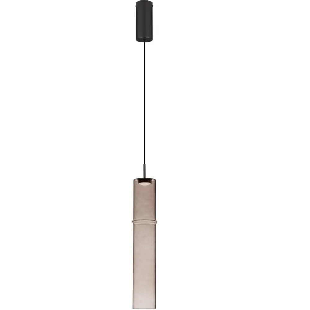 Lampade A Sospensione-Selezionato da Mazzolaluce Lampada a sospensione led design moderna vetro caffe per comodino