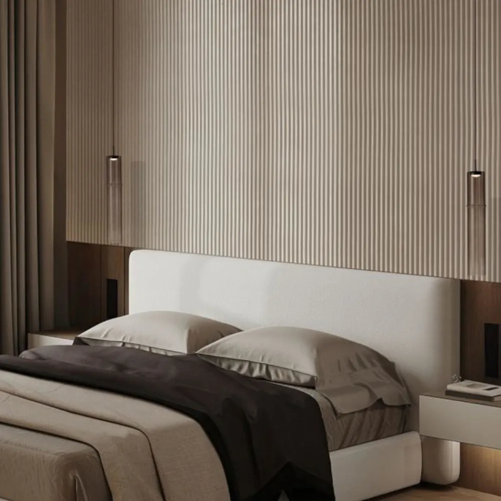 Lampade A Sospensione-Selezionato da Mazzolaluce Lampada a sospensione led design moderna vetro caffe per comodino