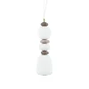 Lampade A Sospensione-Selezionato da Mazzolaluce Lampada a sospensione ,led in vetro inserti in ceramica design moderno