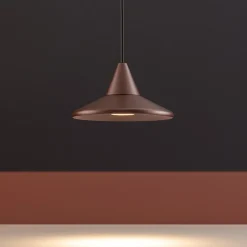 Lampade A Sospensione-Selezionato da Mazzolaluce Lampada a sospensione led 3000k per penisola cucina marrone caffe