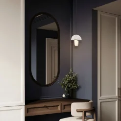 Lampade A Sospensione-Selezionato da Mazzolaluce Lampada a sospensione led marmo bianco vetro design contemporaneo per comodini
