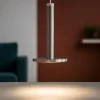 Lampade A Sospensione-Selezionato da Mazzolaluce Lampada a sospensione led 11w 3000k moderna disco alluminio