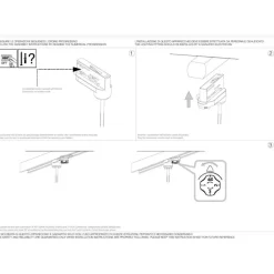 Illuminazione A Binario-Ideal Lux Lampada a sospensione look track nero incasso binario trifase