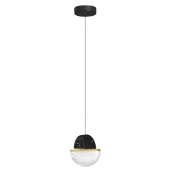 Lampade A Sospensione-Selezionato da Mazzolaluce Lampada a sospensione marmo nero vetro effetto nuvola orientabile metallo oro per comodino
