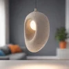 Lampade A Sospensione-Selezionato da Mazzolaluce Lampada a sospensione marrone design japandi wabi sabi
