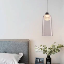 Lampade A Sospensione-Selezionato da Mazzolaluce Lampada a sospensione minimal led 3000k per comodino
