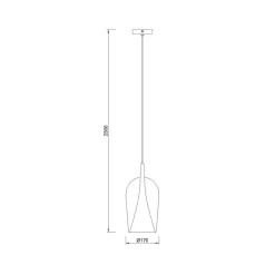 Lampade A Sospensione-Selezionato da Mazzolaluce Lampada a sospensione moderna vetro design trasparente bianco