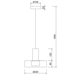 Lampade A Sospensione-Selezionato da Mazzolaluce Lampada a sospensione moderna oro rosa per comodini camera da letto
