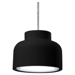 Lampade A Sospensione-Vivida International Lampada a sospensione moderna nera vivida bottone per isola cucina