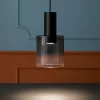 Lampade A Sospensione-Perenz Illuminazione Lampada a sospensione moderna vetro fume hugo perenz