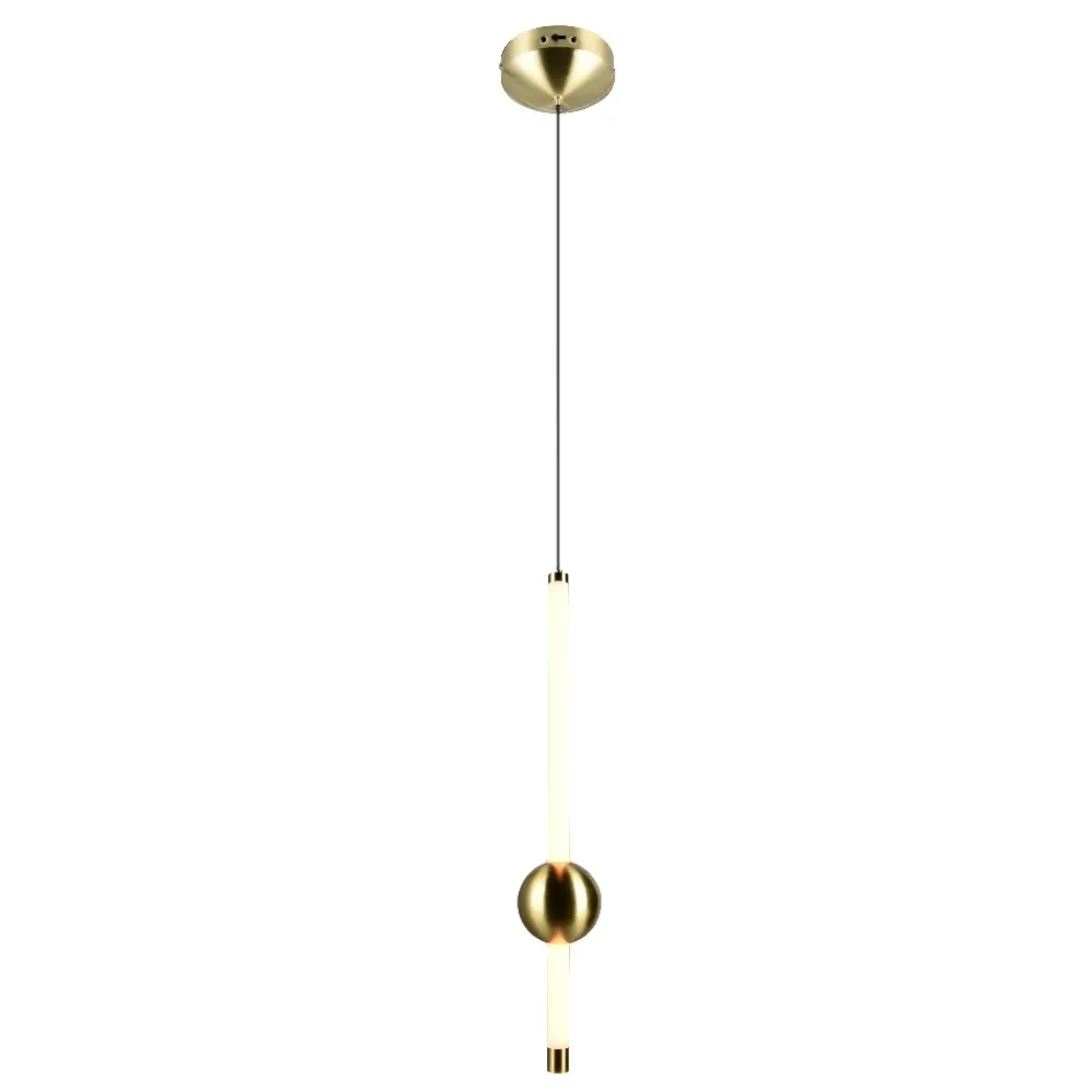 Lampade A Sospensione-Selezionato da Mazzolaluce Lampada a sospensione moderna oro ottone led 6w 2300k 3000k 4000k