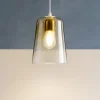 Lampade A Sospensione-Top Light Lampada a sospensione moderna vetro ambrato