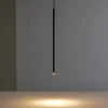 Lampade A Sospensione-Selezionato da Mazzolaluce Lampada a sospensione nera cilindro lungo 100 cm