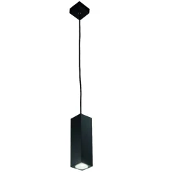 Lampade A Sospensione-Ondaluce Lampada a sospensione nera per isola cucina aloa pc